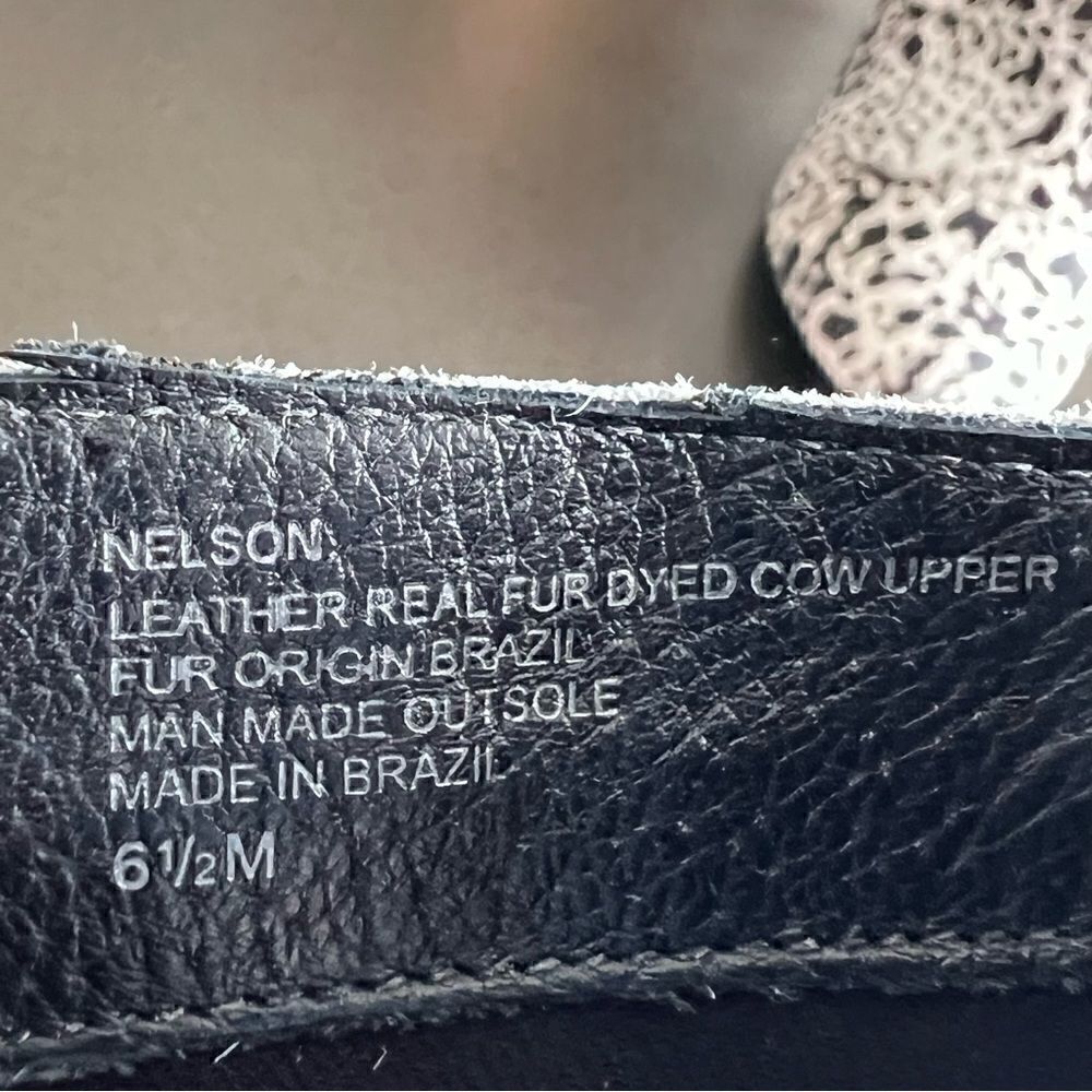 NELSON genuine leather dyed cowhide upper original leather Size 6.5 - Picture 6 of 7